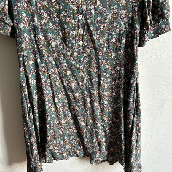 Free People Provence Green Floral Print Dress - Picture 5 of 12